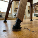 20mm Wool Felt Chair Foot Insert - 18 Degree Angle
