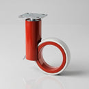65mm Red Modern Design Castor Wheel with Brake