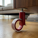 65mm Swivel Braked Castor M10X15mm Stem for Designer Furniture