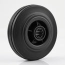 200mm Medium Duty Rubber Wheels with Roller Bearings