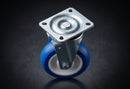 125mm Stainless Steel Swivel Castor – Polyurethane Wheel
