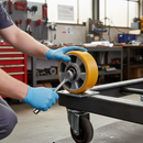 Premium 160mm Diameter Polyurethane Tyred Wheel with Aluminium Centre and 600Kg Load Capacity