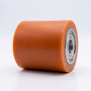 80 x 80mm Polyurethane Pallet Roller - 20mm Bore, 800kg Load