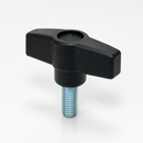 Male Wing Knob M8 x 15mm Thread Length