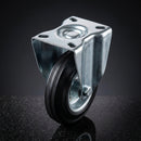 150mm Pressed Steel Fixed Castor – 130kg Load Capacity