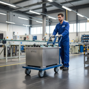 Premium 160mm Diameter Grey Polyurethane Anti-Static Wheel with 450Kg Load Capacity and 20mm Ball Bearing