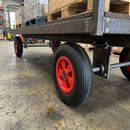 Pneumatic Wheels 400mm Diameter with Ball Journal Bearings