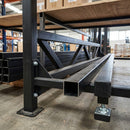 Black Steel Square Tube 25 x 25mm, 3m Length, Pack of 8