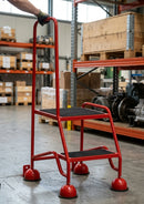 2 Step Mobile Safety Steps 650mm Depth, 1175mm Height
