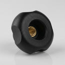 25mm Open Ended Drilled Through Handwheel - M5 Thread