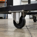 100mm Fixed Stainless Steel Castor - 125kg Load Capacity