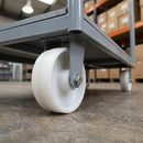 100mm Nylon Wheel - 34mm Tread, 12mm Plain Bore