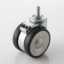 65mm Drip Stand Castors with M8×25 mm Threaded Stems