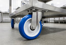 150mm Stainless Steel Swivel Castor – Polyurethane Wheel