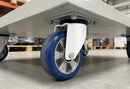 100mm Swivel Castor – Polyurethane Wheel, Aluminium Centre