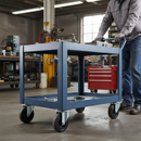 Premium 100mm Diameter Wheel with Rubber Tyre and Roller Bearing - Heavy Duty Load Capacity of 75Kg