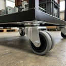50mm Twin Wheel Swivel Castor – 60kg Load Capacity