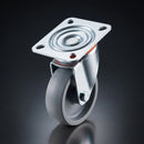 80mm Pressed Steel Swivel Castor – 120kg Load Capacity