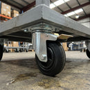 125mm Pressed Steel Swivel Castor with Directional Brake