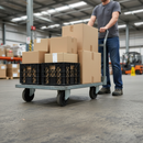 Premium 80mm Diameter Heavy Duty Rubber Tyre with 60Kg Load Capacity and 12mm Roller Bearing