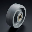 125mm Grey Cast Iron Wheel - 15mm Bore with Ball Bearing