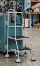 2 Step Mobile Safety Steps 1175h x 556w x 650d mm
