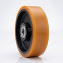 200mm Polyurethane Wheel - 80mm Tread, 20mm Bore
