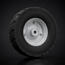 455mm Elastic Rubber Wheel – 30mm Bore, 1415kg Load Capacity