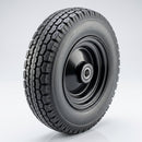 400mm Solid Rubber Tyre Wheel 25mm Bore for Heavy-Duty Use