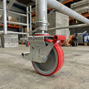 150mm Solid Stem Braked Scaffold Castor – 700kg Load Capacity