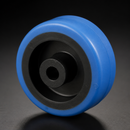 Blue Rubber Wheel 63mm x 9.5mm Plain Bore