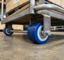 82mm Polyurethane Pallet Roller - 20mm Bore, Ball Bearing