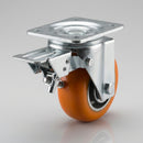 150mm Braked Castor Polyurethane