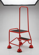 2 Step Mobile Safety Steps 650mm Depth, 1175mm Height