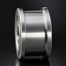 125mm Hardened Steel Single Flanged Wheels with Ball Bearings