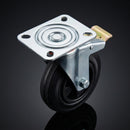 125mm Pressed Steel Swivel Castor with Directional Brake