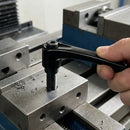 Male Thread Adjustable Indexed Clamping Handle M12, 65mm Height