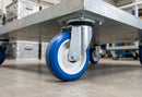 200mm Swivel Castor – Polyurethane Wheel on Nylon Centre