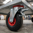 260mm Puncture Proof Braked Castor - 120kg Load Capacity