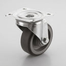 80mm Swivel Castor Grey Polyurethane Wheel - 150kg Load Capacity