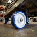 125mm Polyurethane Wheel - 38mm Tread, 15mm Bore
