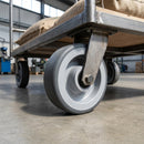 100mm Grey Non-Marking Thermoplastic Rubber Wheel