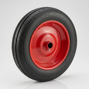 400mm Heavy Duty Rubber Wheel - 25.4mm Plain Bore