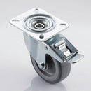 100mm Braked Castor TPR 100kg Load Capacity
