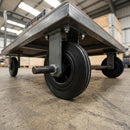125mm Black Rubber Wheel 100kg Load Capacity