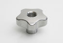 Aluminium Through Thread Handwheel M10 x 50mm Diameter
