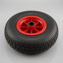 400mm Replacement Wheelbarrow Wheel Block Tread 1" Hub Bore