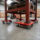 Heavy Duty Corner Transport Skates 600kg Load Set of 4