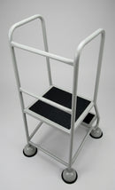 2 Step Mobile Safety Steps 1175h x 556w x 650d mm