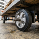 250mm Rubber Wheel on Aluminium Centre – 20mm Bore
